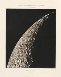 Carte photographique de la lune, planche VI (Photographic Chart of the Moon, plate VI),22 février