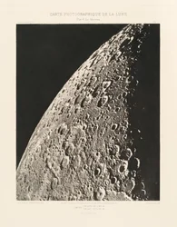 Carte photographique de la lune, planche V (Photographic Chart of the Moon, plate V),April 18