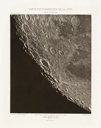 Carte photographique de la lune, planche XII.A (Photographic Chart of the Moon, plate XII.A),October 11