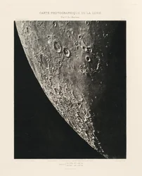 Carte photographique de la lune, planche XI (Photographic Chart of the Moon, plate XI),April 18
