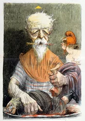 Caricature représentant Henri Brisson