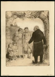 Illustration de Charles Léandre (1862-1934) - Feuille volante