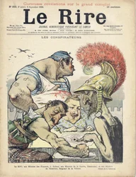 Illustration de Charles Leandre (1862-1934) pour la couverture de Le Rire