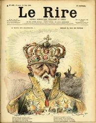 Illustration de Charles Léandre pour la couverture de Le Rire