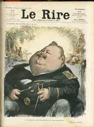Illustration de Charles Leandre (1862-1934) pour la couverture de Le Rire, No. 418
