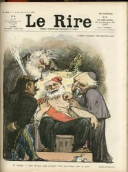 Illustration de Charles Leandre (1862-1934) pour la couverture de Le Rire, no. 415