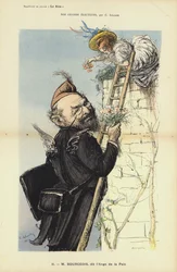 Léon Bourgeois, homme politique français, illustration pour Le Rire