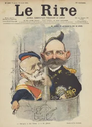 Loubet et son cousin le Duc De Gênes, Illustration pour Le Rire