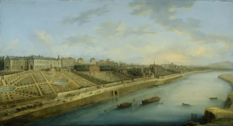 Passy et Chaillot vus de Grenelle, vers 1743