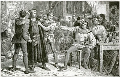 Lord Saye et Sele amené devant Jack Cade, 1896