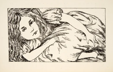 Alice dans la maison du Lapin Blanc, illustration des Aventures d