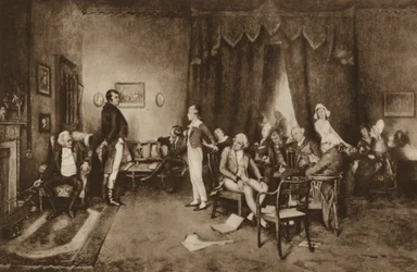 Rencontre de Robert Burns et Sir Walter Scott, Édimbourg