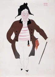 Costume pour le personnage de Bartolo du Barbier de Séville de Gioacchino Rossini