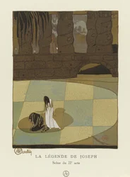 La Légende de Joseph, Scène du IIe acte, pub. 1914
