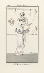 Robe du matin, des Costumes Parisiens, pub. 1913