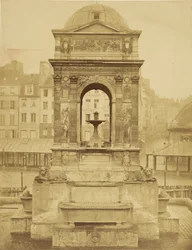 La façade de la fontaine des Innocents, Paris
