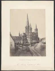 Le Munster Cathédrale de Bonn. / La Cathédrale de Munster de Bonn.