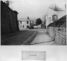 Rue des Saules, Paris, 1858-78