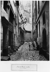 Rue du Haut Moulin, de la rue de Glatigny, Paris, 1858-78