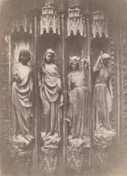 Les Vertus écrasant les Vices, Cathédrale de Strasbourg