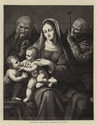La Sainte Famille, par Léonard de Vinci