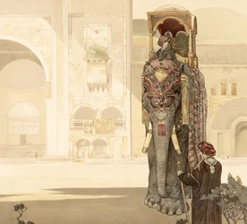 Éléphant cérémonial, du 