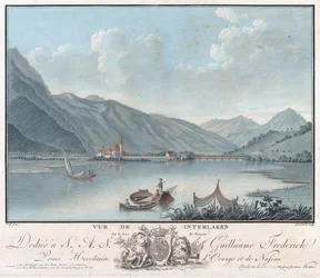 Vue de Interlaken, c.1787 (Eau-forte et acquatint)