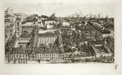 Collège Henri IV et le Lycée Napoléon, 1864