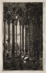 Eaux-fortes de Paris : La Galerie de Notre-Dame, 1853