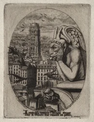 Eaux-fortes de Paris: La Gargouille
