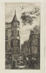 Maison avec une tourelle, n° 22, 1861