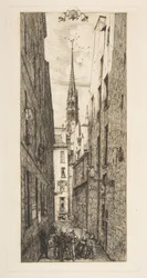 La rue des Chantres, Paris
