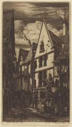 La Rue des Toiles, à Bourges