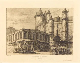 Le Grand Châtelet, Paris, vers 1780