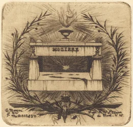 Le tombeau de Molière, au Père-Lachaise, Paris