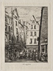 Rue Pirouette, près des Halles, Paris