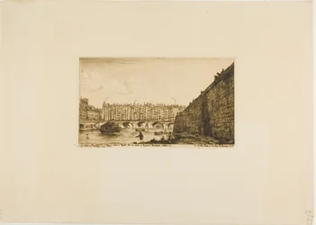 Pont-au-Change, Paris, vers 1784