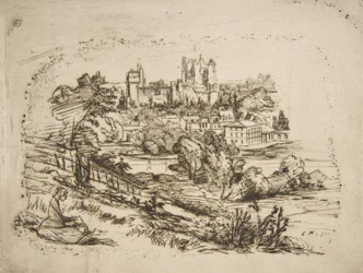 Ruines du Château de Pierrefonds, après Viollet-le-Duc