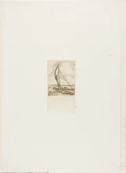 Proa à voile rapide, archipel de Mulgrave, Océanie