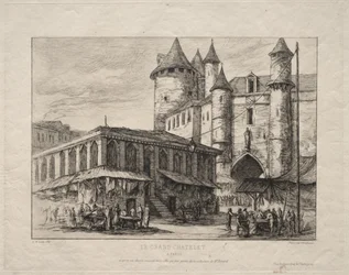 Le Grand Châtelet, Paris, vers 1780