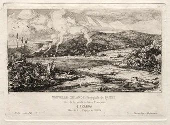 La petite colonie française à Akaroa, 1845, 1865