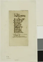 Vers dédiés à Eugène Bléry, no 2