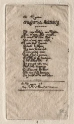 Vers à Eugène Bléry