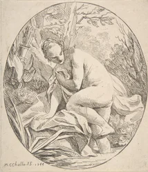 Diane au bain, 1744