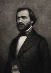 Portrait du compositeur Giuseppe Verdi