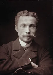 Album Artistique et Biographique, 5ème année, Salon 1885; portrait du peintre Raoul de Pibrac (1852-1937)