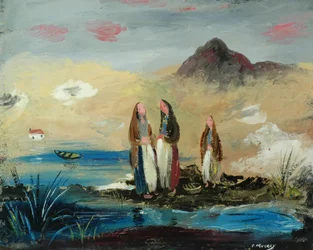 Brume matinale (huile sur toile)