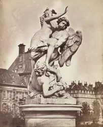 Statue des Tuileries: G. Marsy et A. Flamen: Borée enlevant Orythie,1859 (photo)
