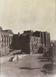 Le Palais des Papes, Avignon, vers 1851, imprimé en 1970