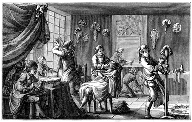 La Boutique des Barbiers, 1885